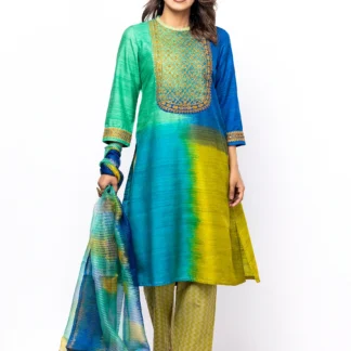 Multicolour Tonal Craft Theme Shalwar Kameez